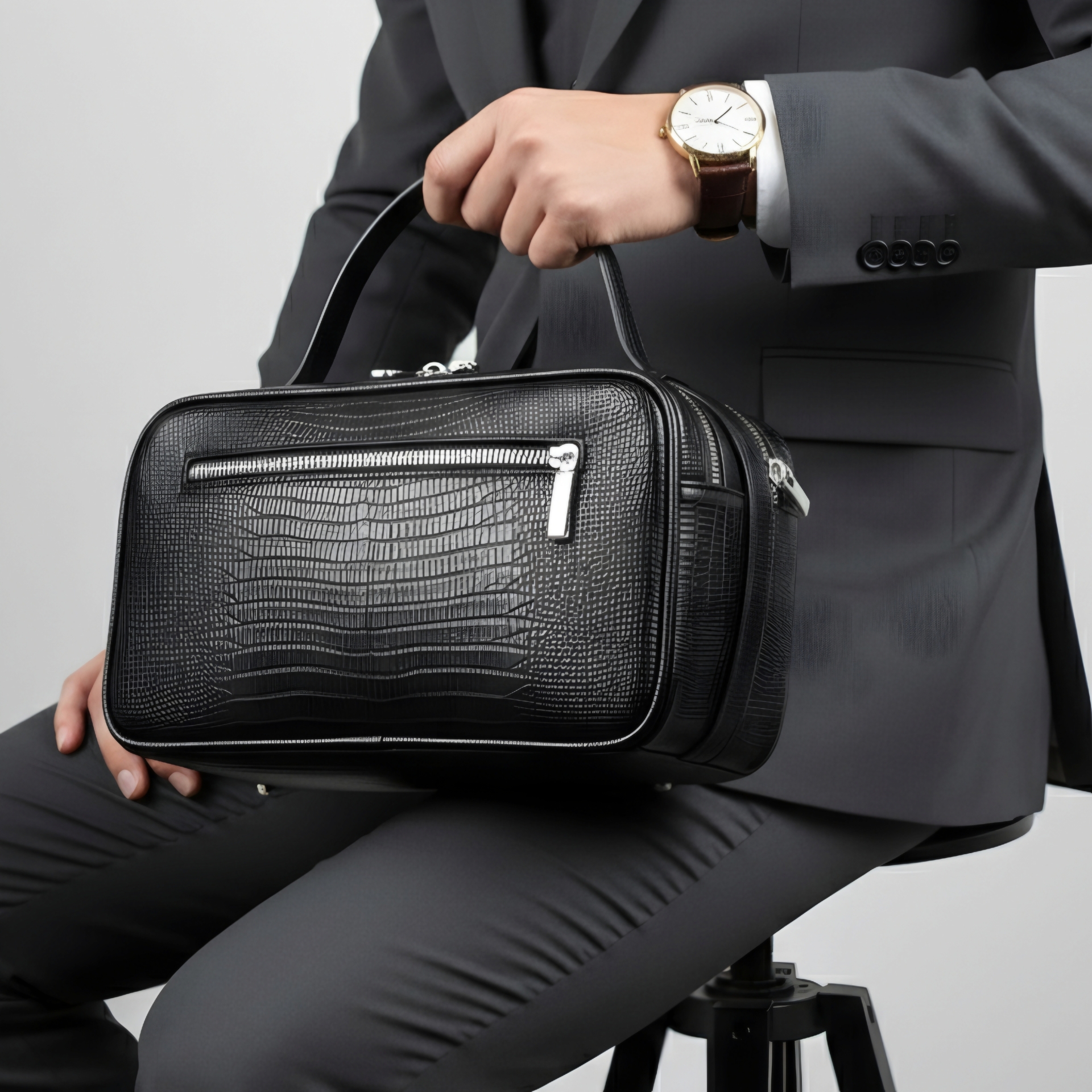 شوزبگ چرم مردانه رنگ مشکی