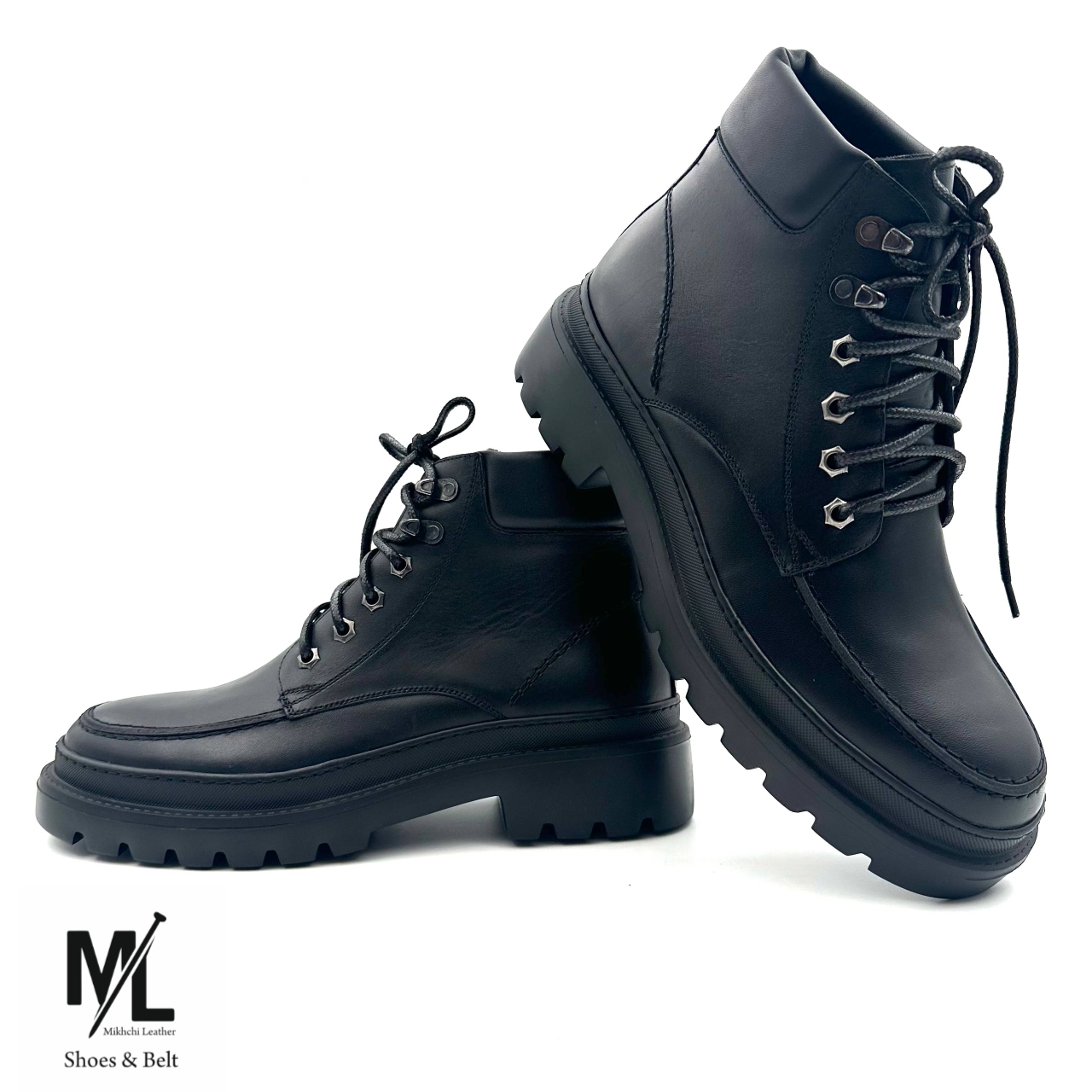  خرید بوت چرم مردانه 