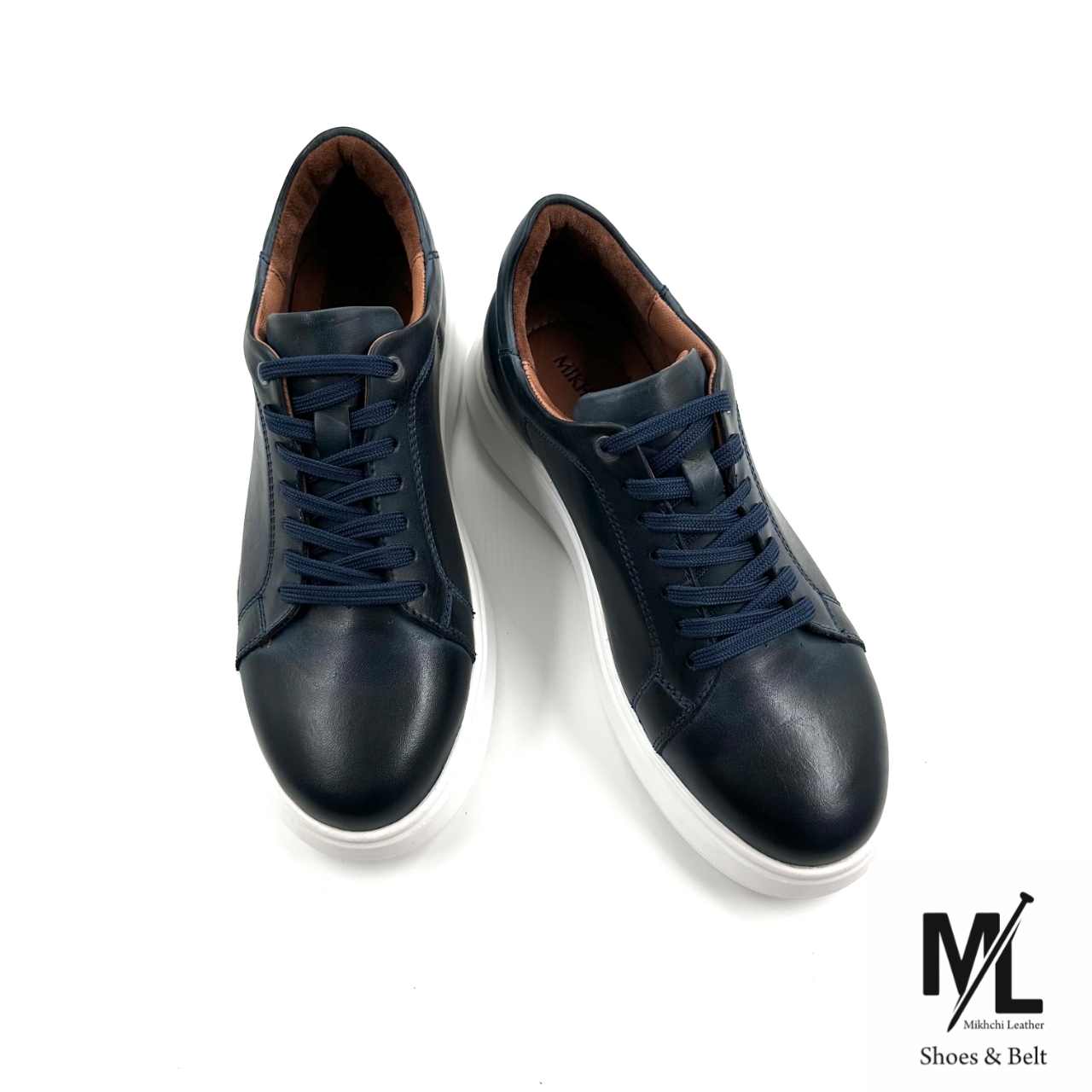  کفش اسپرت چرم مردانه چرم میخچی 