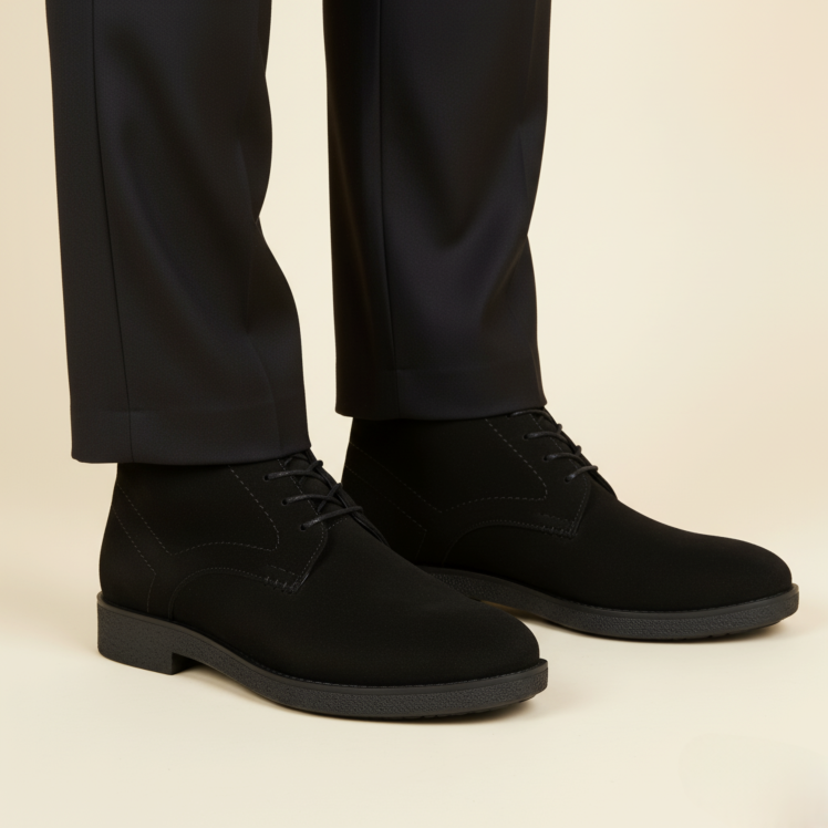 بوت چرم مردانه | چرم جیر(اشبالت) |‌کد:H190 | فروشگاه چرم میخچی | شتری رنگ | جنس رویه چرم طبیعی گاوی ارگانیک تبریز