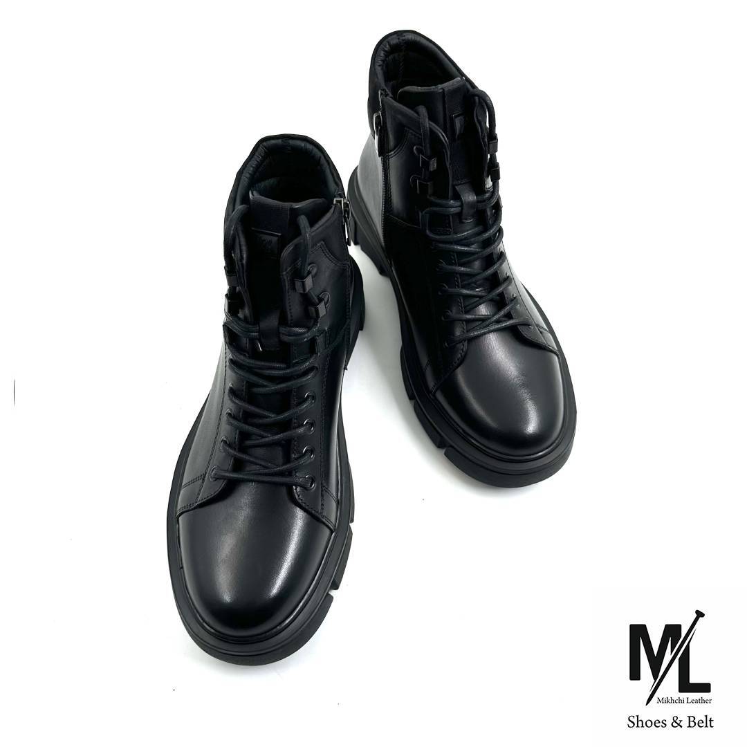 بوت چرمی مردانه کژوال بندی