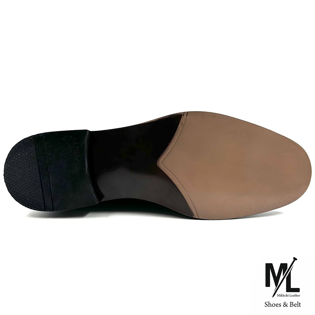  کفش کلاسیک مجلسی تمام چرم مردانه | Vip | کد:M308 | چرم میخچی | جنس زیره کفش میکرولایت/Microlight وارداتی درجه یک 