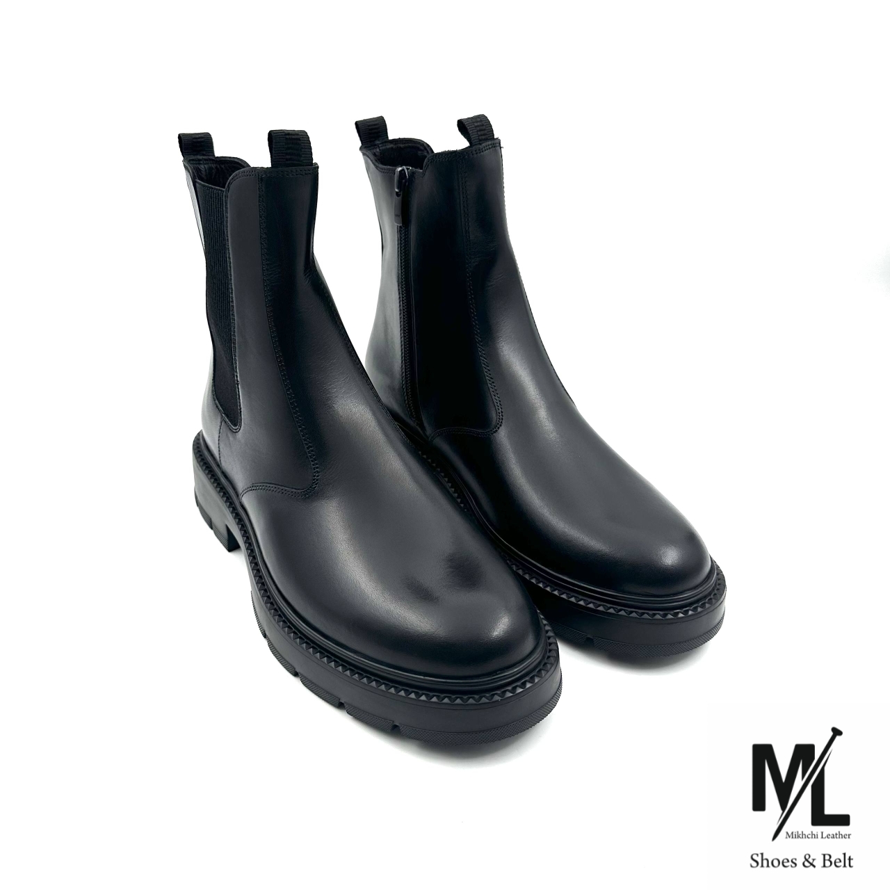 بوت چرم طبیعی مردانه