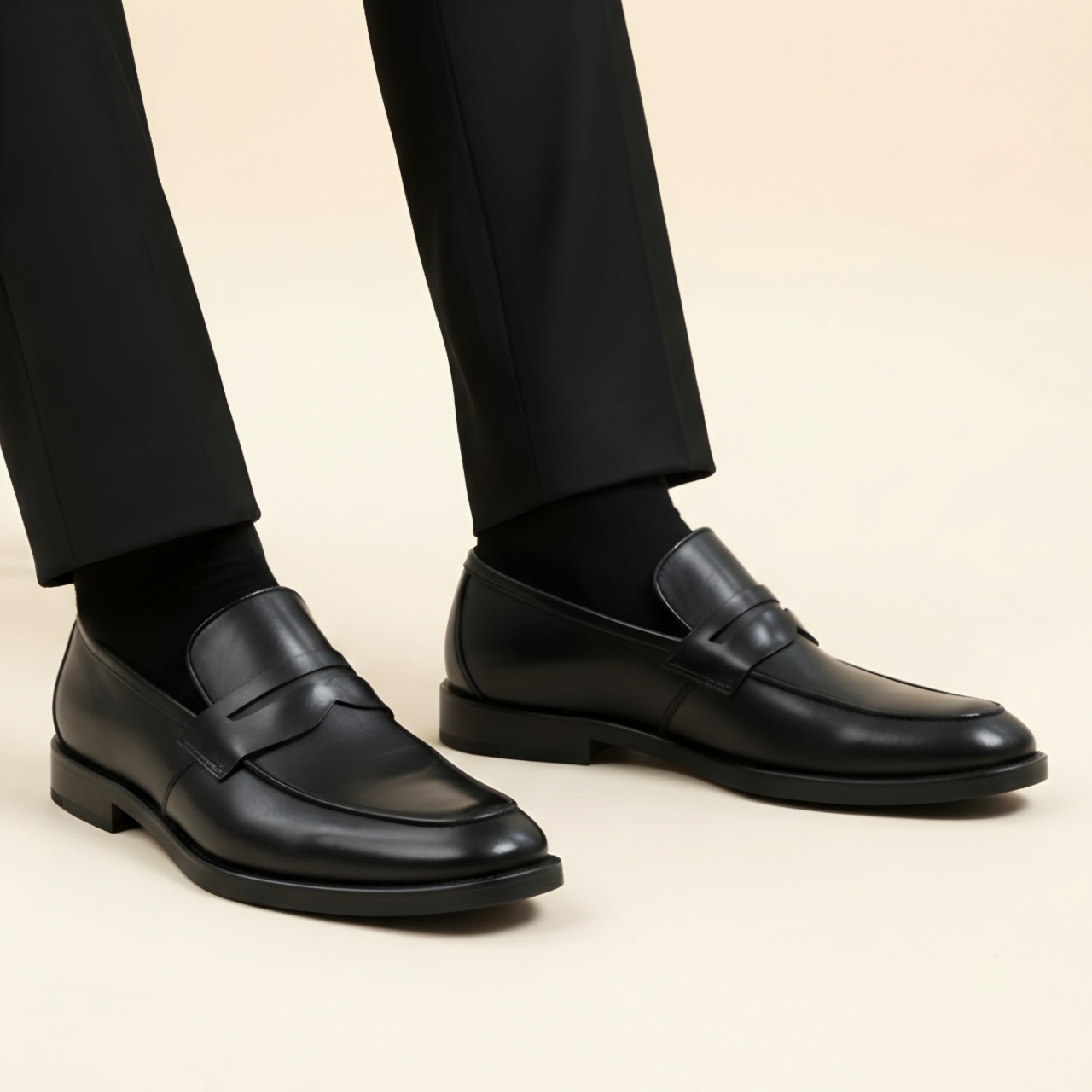  کفش کالج چرم مردانه 