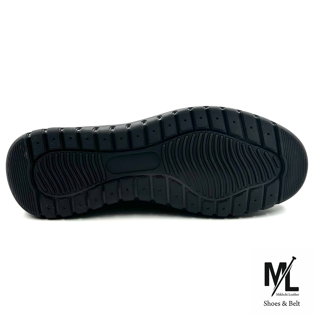  کفش ارتوپدیک طبی چرم فلوتر مردانه | کد:M11 | چرم میخچی |‌ مشکی رنگ | جنس زیره کفش رابر/Rubber وارداتی درجه یک. 