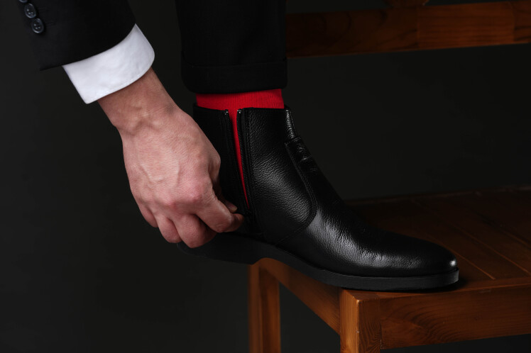 خرید نیم بوت چرم مردانه جدیدترین مدل بوت های مردانه 