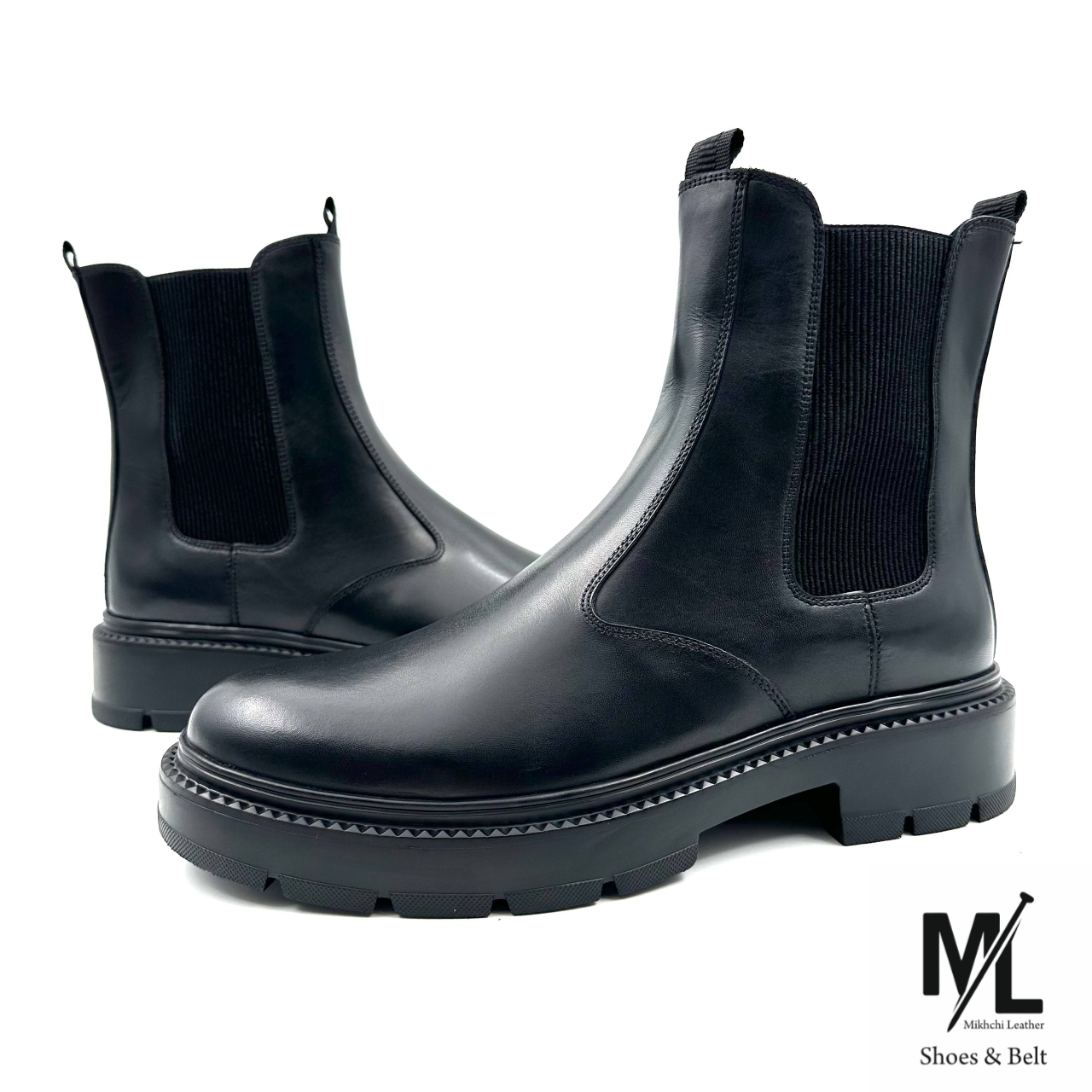 بوت روزمره چرم مردانه