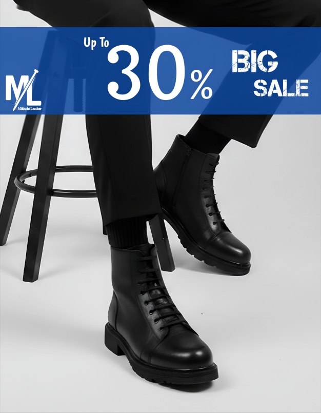 کفش چرم مردانه 