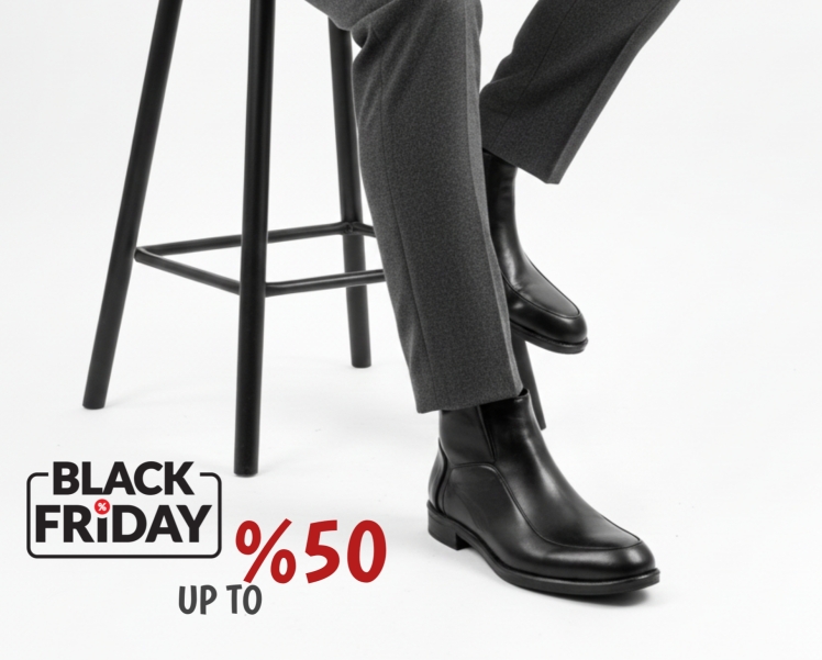 بوت چرم مردانه | کلاسیک | کد:F561 | چرم میخچی | مشکی رنگ |‌ جنس آستر داخلی بوت چرم طبیعی گوسفندی میشن بسیار لطیف و راحت.