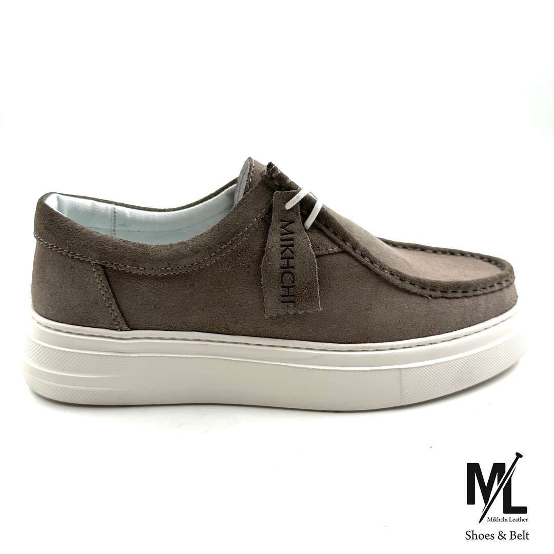 کفش کالج چرم طبیعی مردانه چرم میخچی