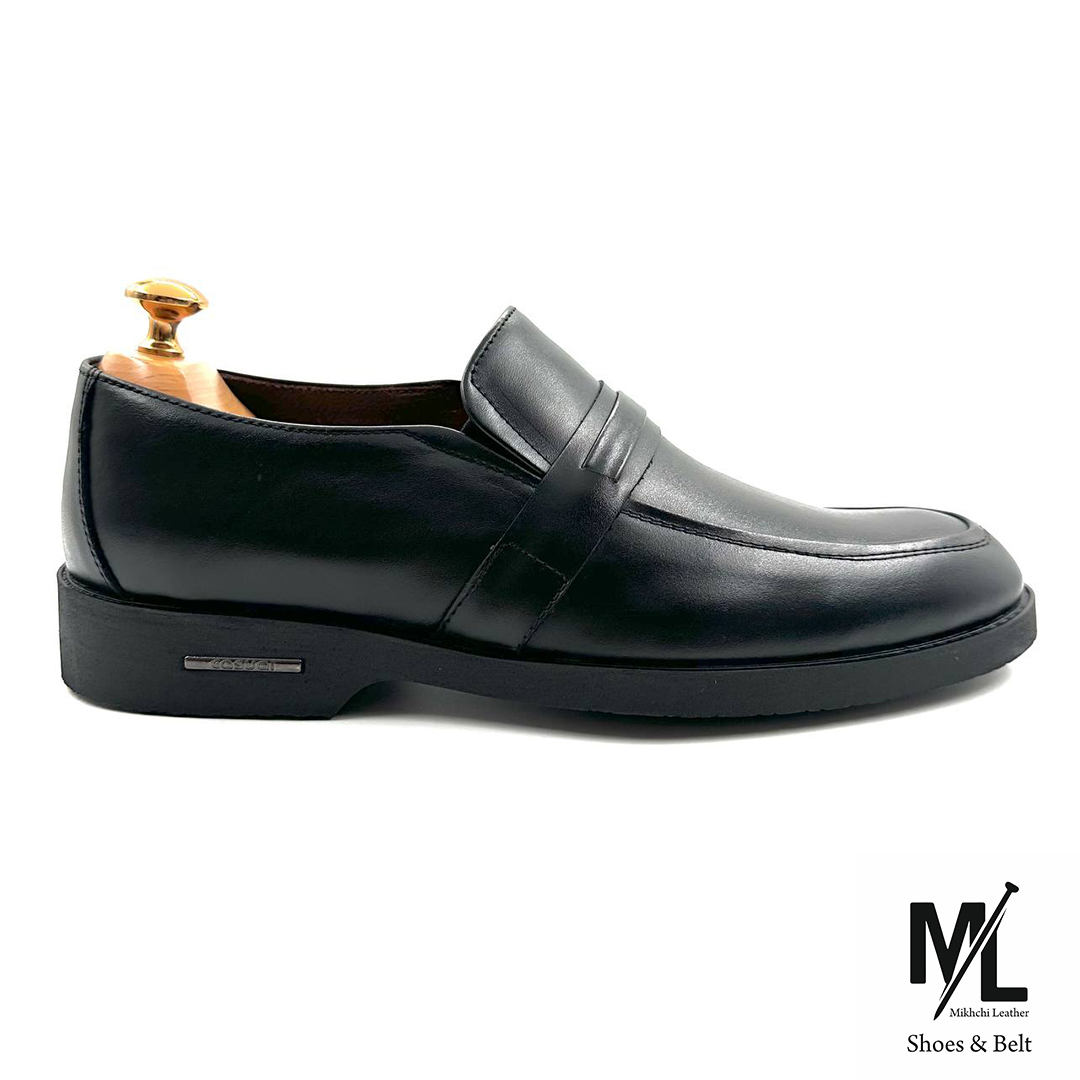  کفش مدیریتی/اداری چرم مردانه | کد: G511 | مشکی | فروشگاه آنلاین چرم میخچی | 