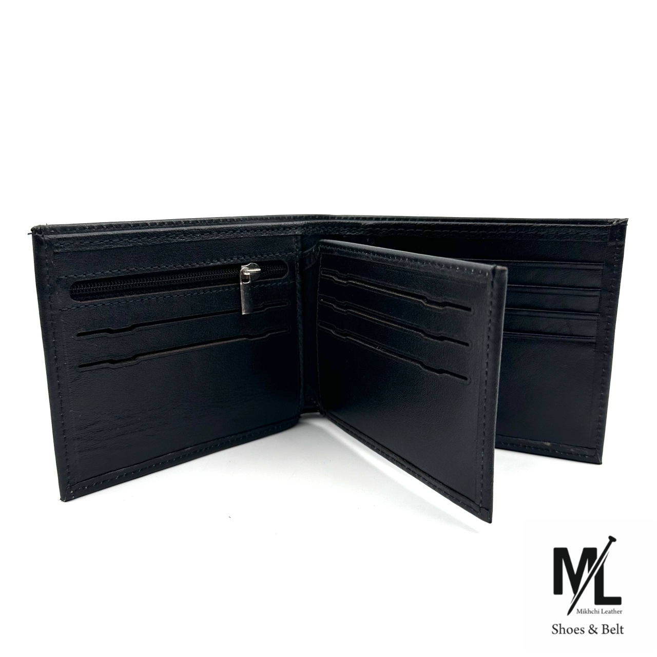  کیف پول جیبی چرم طبیعی مردانه 