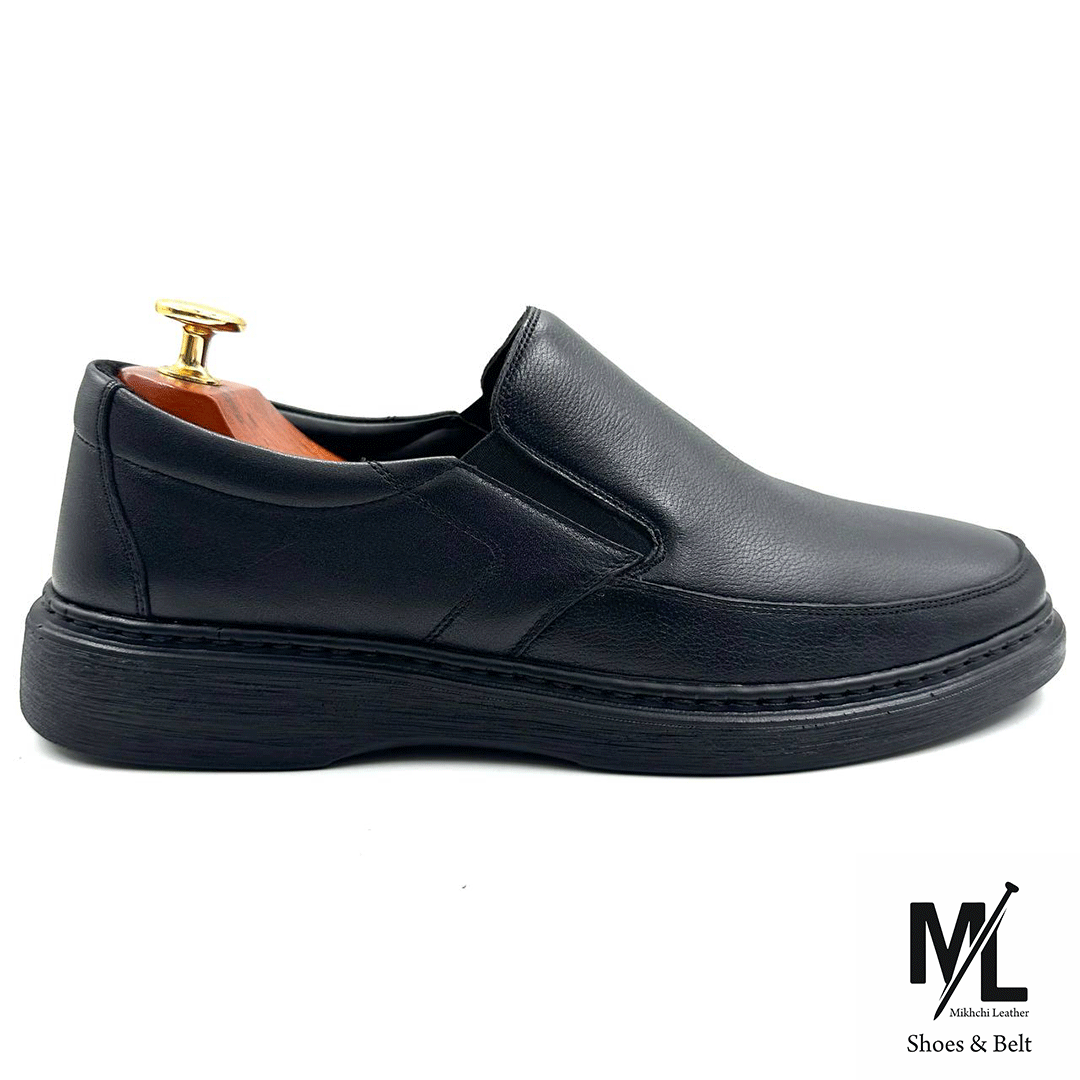 کفش چرم طبیعی مردانه اصل با طراحی شیک