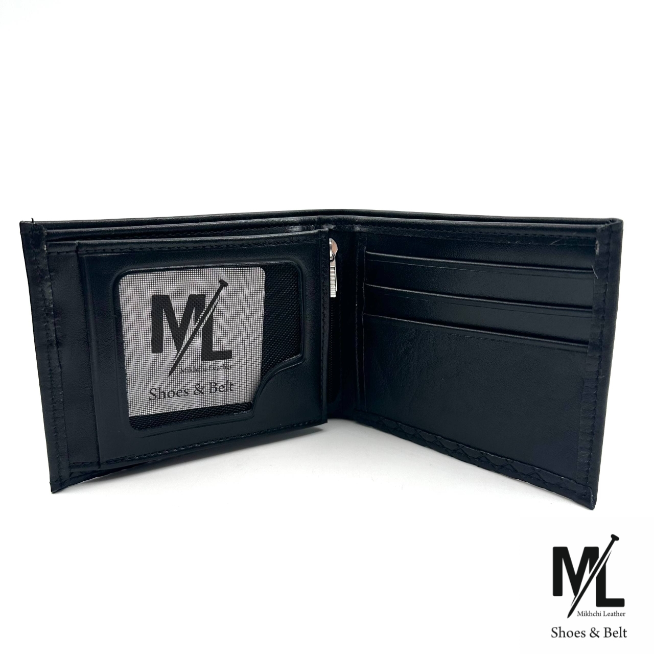  کیف پول جیبی چرم طبیعی مردانه 