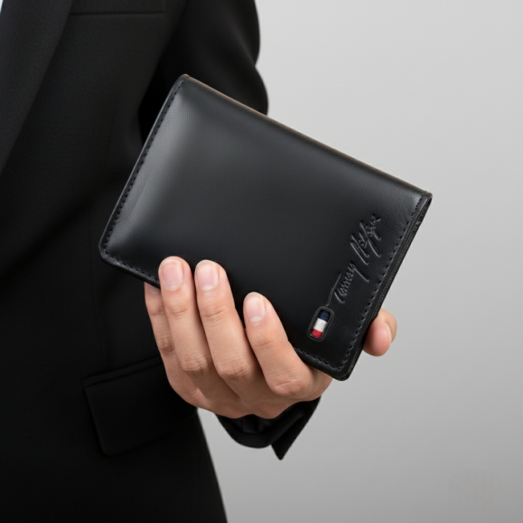 کیف پول جیبی چرم طبیعی مردانه