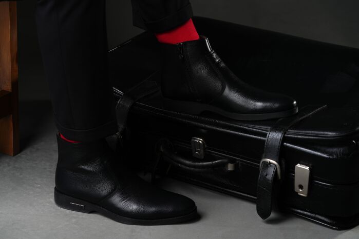 بوت چرمی مردانه