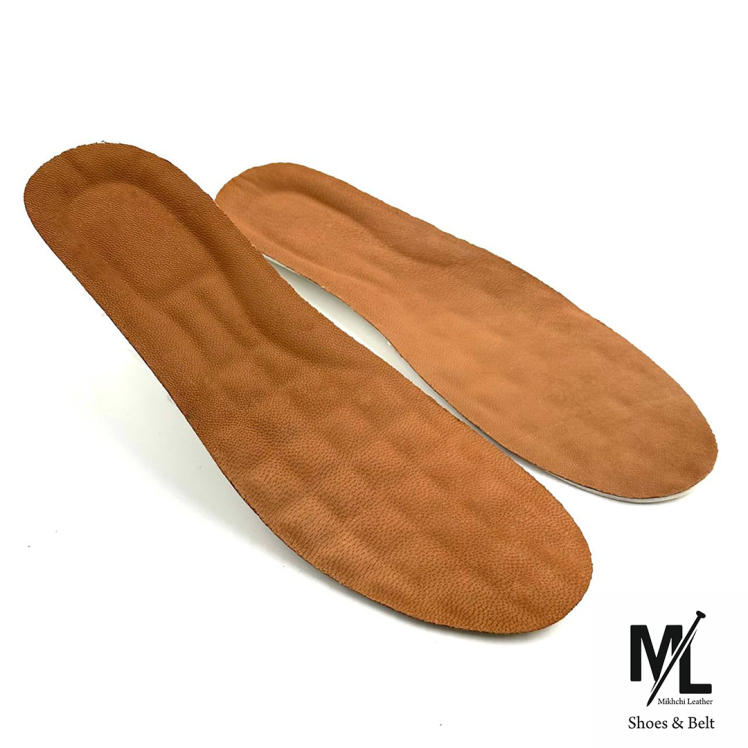 کفی داخلی تمام چرم ارتوپدیک طبی دکتر هنر | چرم میخچی | مشکی | مناسب افراد با سابقه زانو درد و کمر درد.