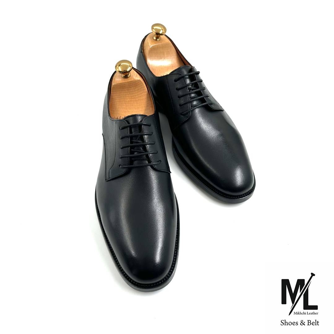 کفش چرم مردانه مدل دربی