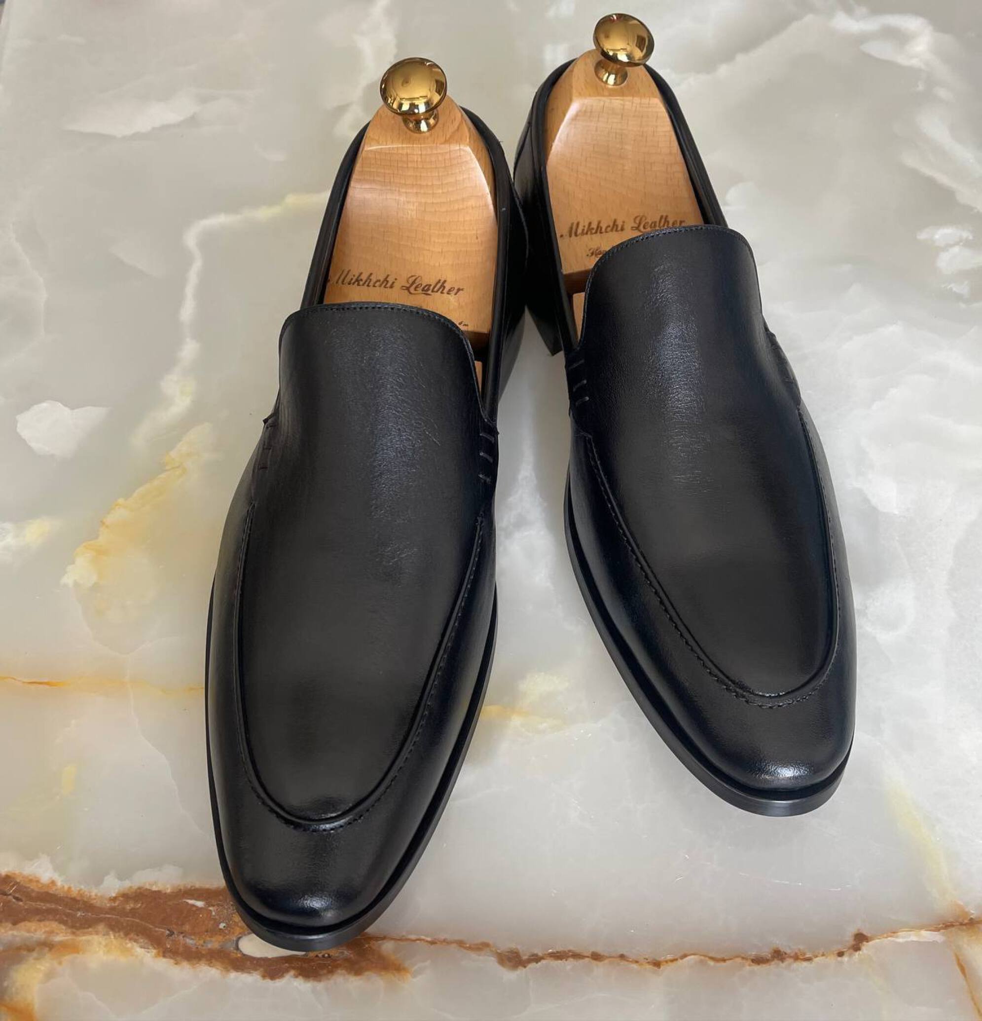  کفش کلاسیک مجلسی چرم مردانه | Vip | کد:M161 | فروشگاه چرم میخچی | مشکی رنگ |‌جنس کفی داخلی از چرم طبیعی دست دوز ایتالیای 