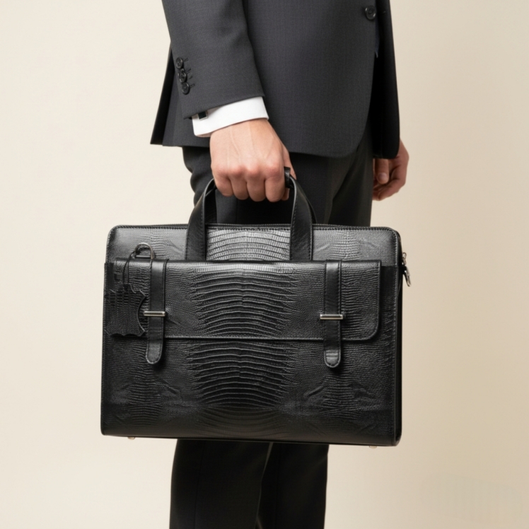 کیف اداری تمام چرم طبیعی مردانه