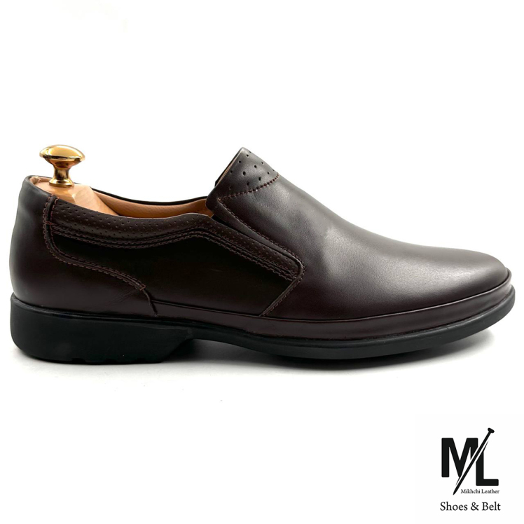 کفش ارتوپدیک طبی تمام چرم مردانه | کد:H1 | چرم میخچی | مشکی | جنس رویه از چرم طبیعی گاوی ارگانیک تبریز می باشد.