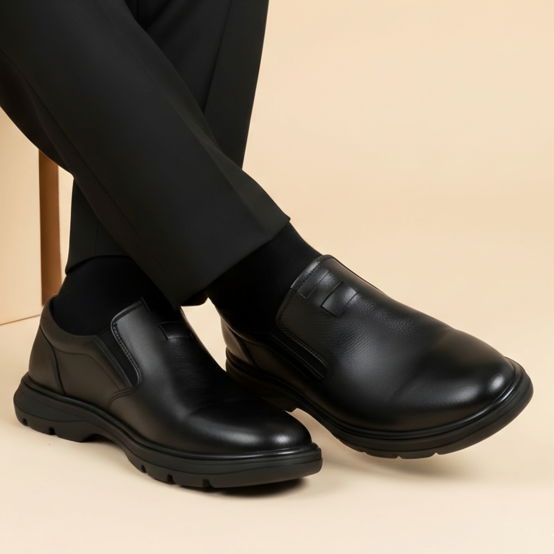 کفش طبی چرم مردانه