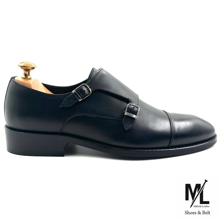 کفش کلاسیک مجلسی تمام چرم مردانه | Vip | کد:M115 | چرم میخچی | مشکی رنگ | جنس آستر داخلی کفش چرم طبیعی گوسفندی میشن. 