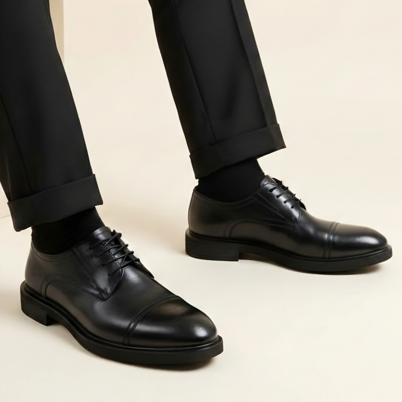 کفش چرم مردانه دربی کلاسیک