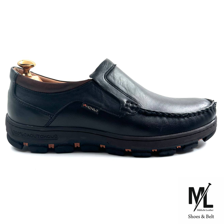 کفش ارتوپدیک طبی چرم مردانه | کد:H5 | چرم میخچی | جنس رویه چرم طبیعی گاوی ارگانیک تبریز.